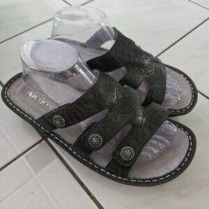 Alegria Dinah Black Slide Sandals 41/10.5-11